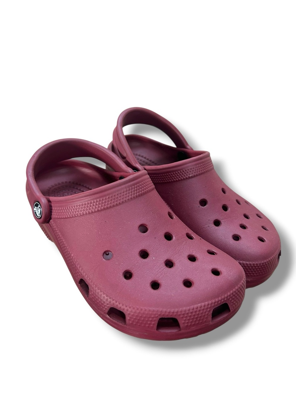 CROCS Classic Slip On Burgundy Red Clogs Mens 4 Womens 6